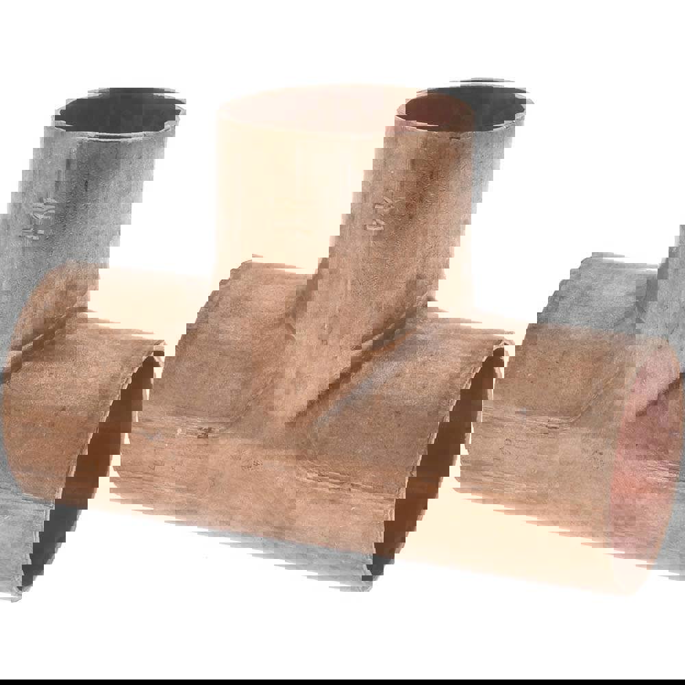 Wrot Copper Pipe Tee: 3/4